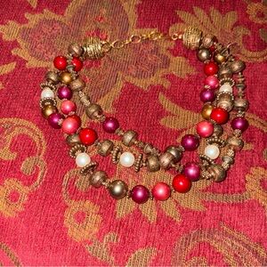 Elegant Multicolor Beaded Necklace